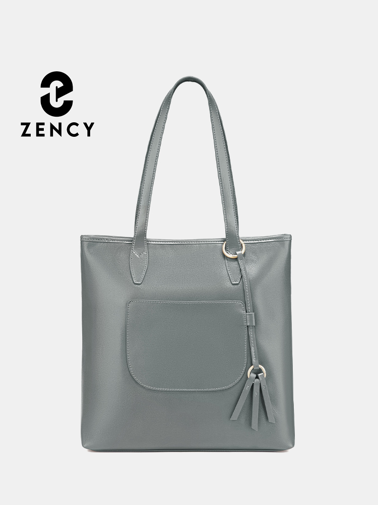 Women Bags Grey - Zency Tas Tangan Kulit Asli 100%