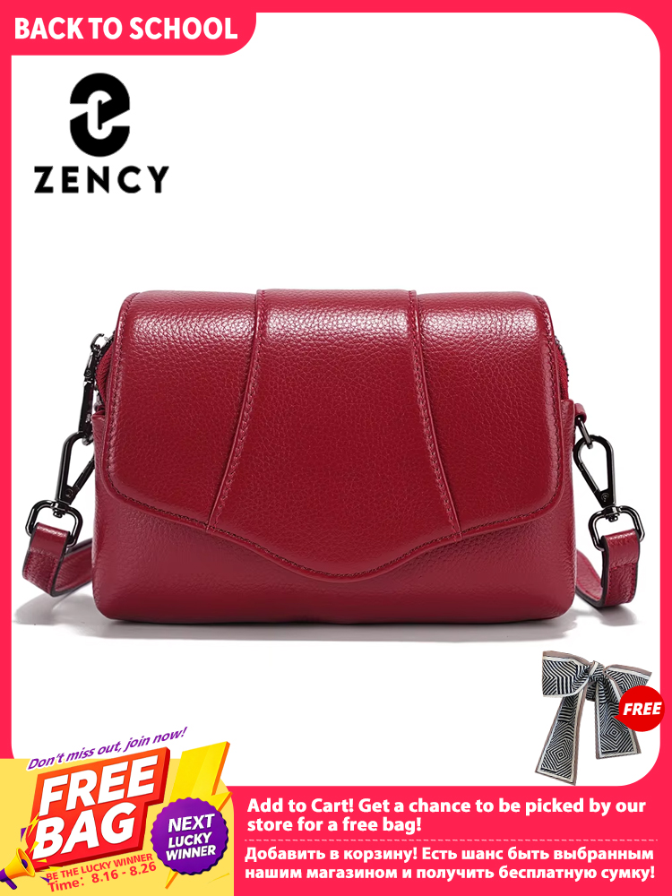 Women Bags Grey - Zency Tas Selempang Kulit Sapi Asli