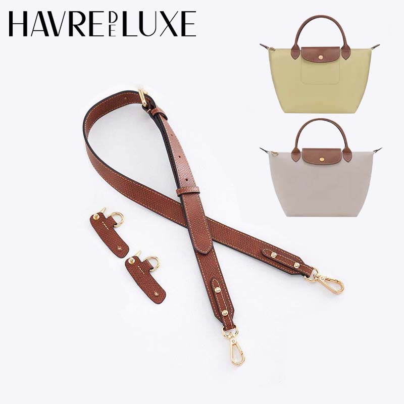 Women'S Bags Longchamp - Tali Tas Kulit untuk Longchamp S,