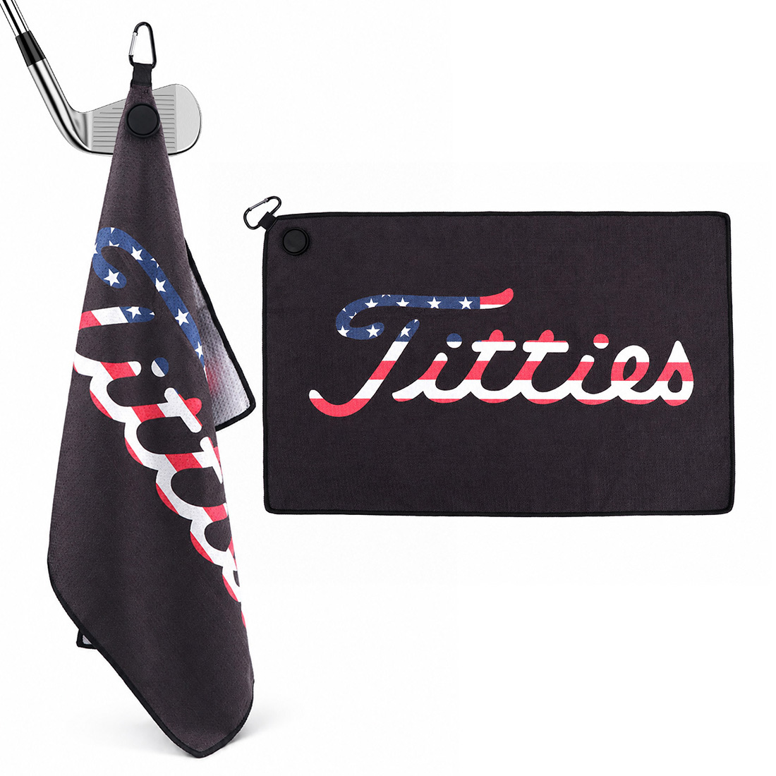 Women X Bags - Handuk Golf Magnetik Bendera Amerika 23.6