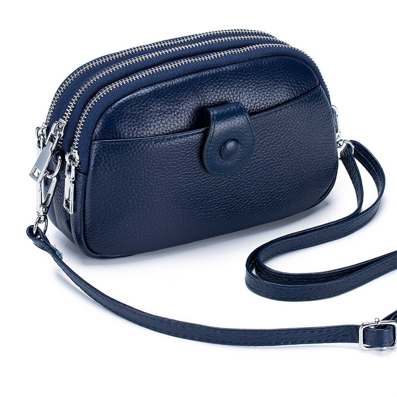 Women Bags Grey - 2024 kulit asli Highend ungu merah