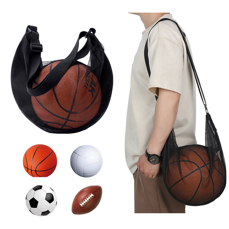 Mesh Net Bag - 1 Buah Tas Bola Tunggal dengan