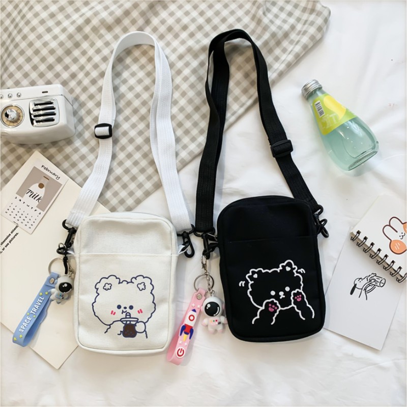 Tas tangan kanvas Mini lucu ta - Women Bags Low Price ulasan dan harga