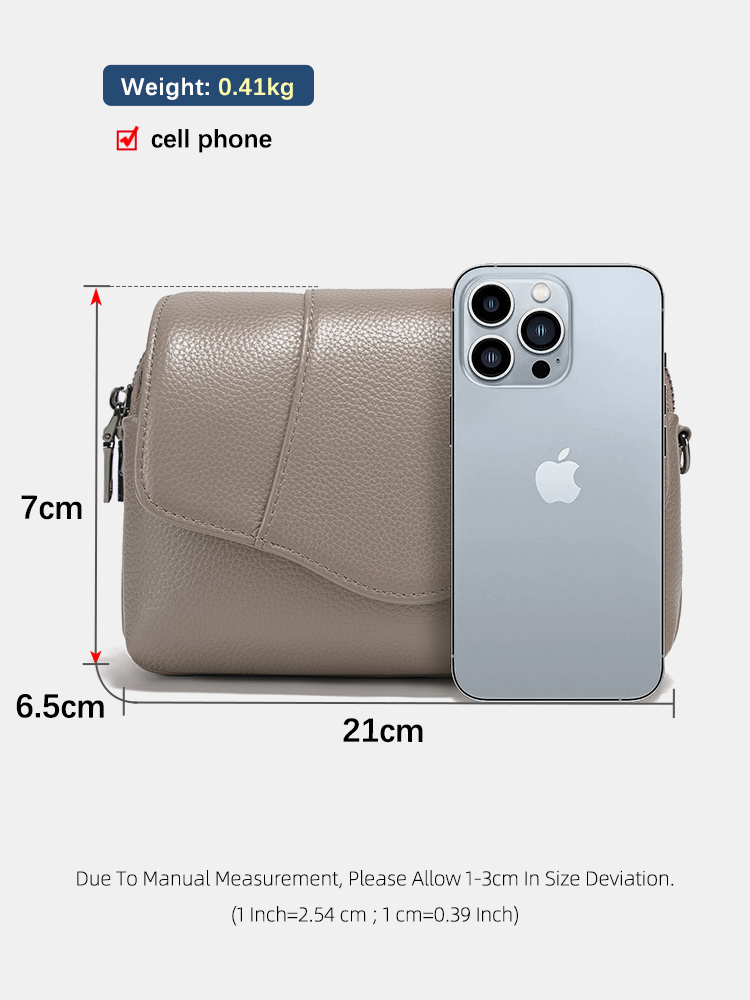 Zency Tas Selempang Kulit Sapi - Women Bags Grey ulasan dan harga