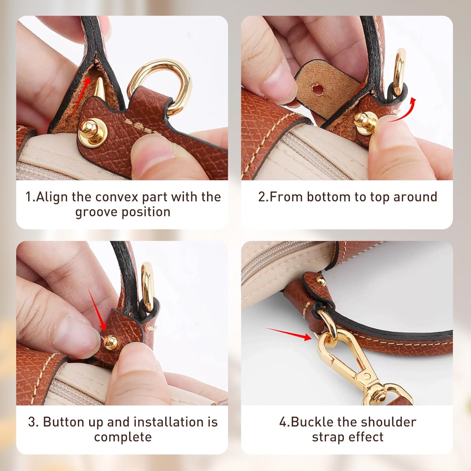 Tali Tas Kulit untuk Longchamp - Women'S Bags Longchamp ulasan dan harga