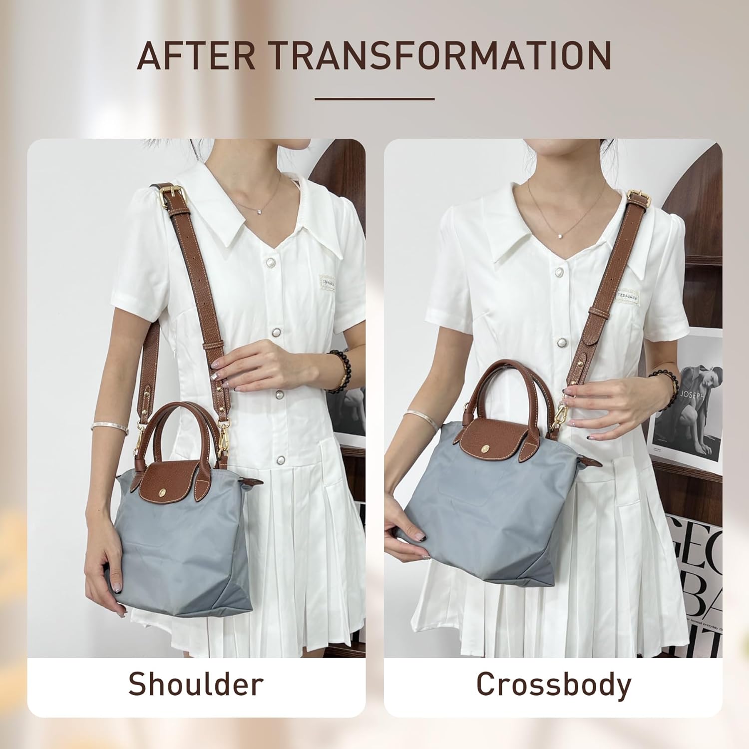 Tali Tas Kulit untuk Longchamp - Women'S Bags Longchamp ulasan dan harga