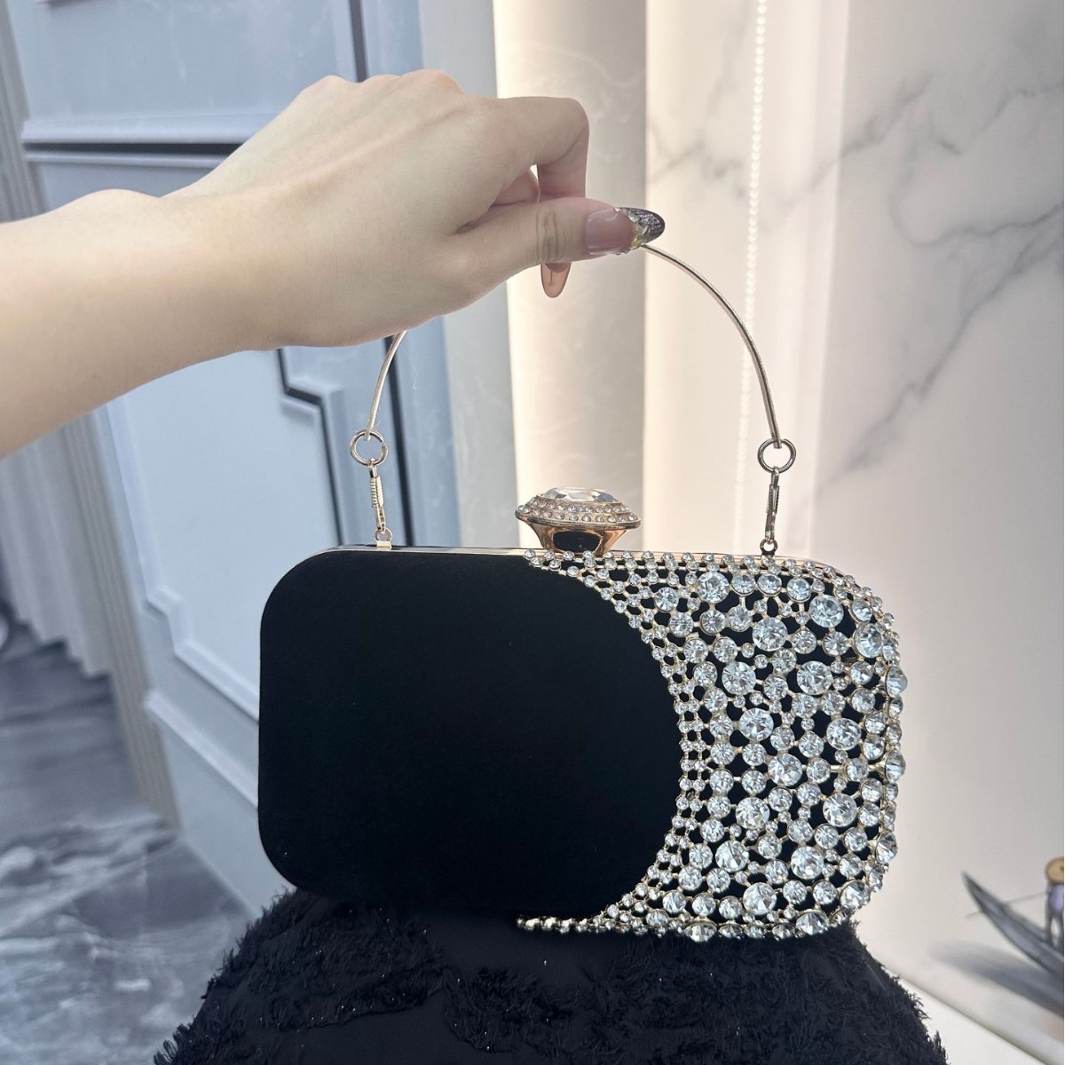 Tas Clutch Malam Bertabur Berl - Women'S Evening Bags ulasan dan harga