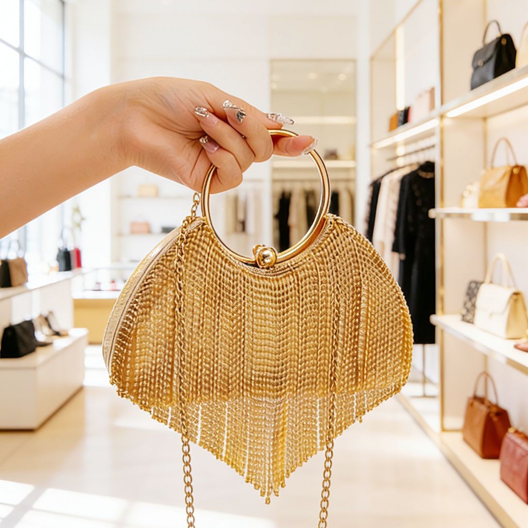 Tas Clutch Wanita Mewah Berkil - Women'S Evening Bags ulasan dan harga