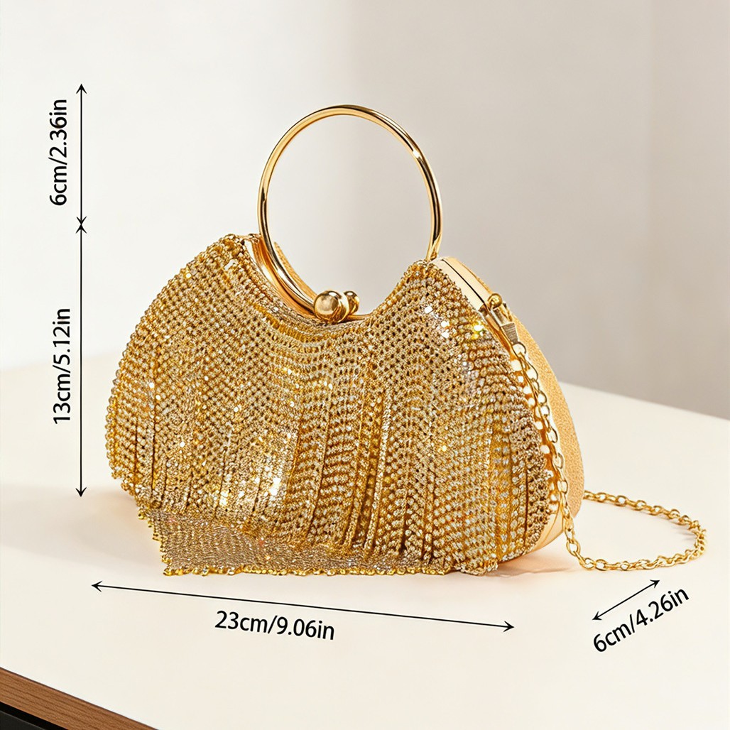 Tas Clutch Wanita Mewah Berkil - Women'S Evening Bags ulasan dan harga