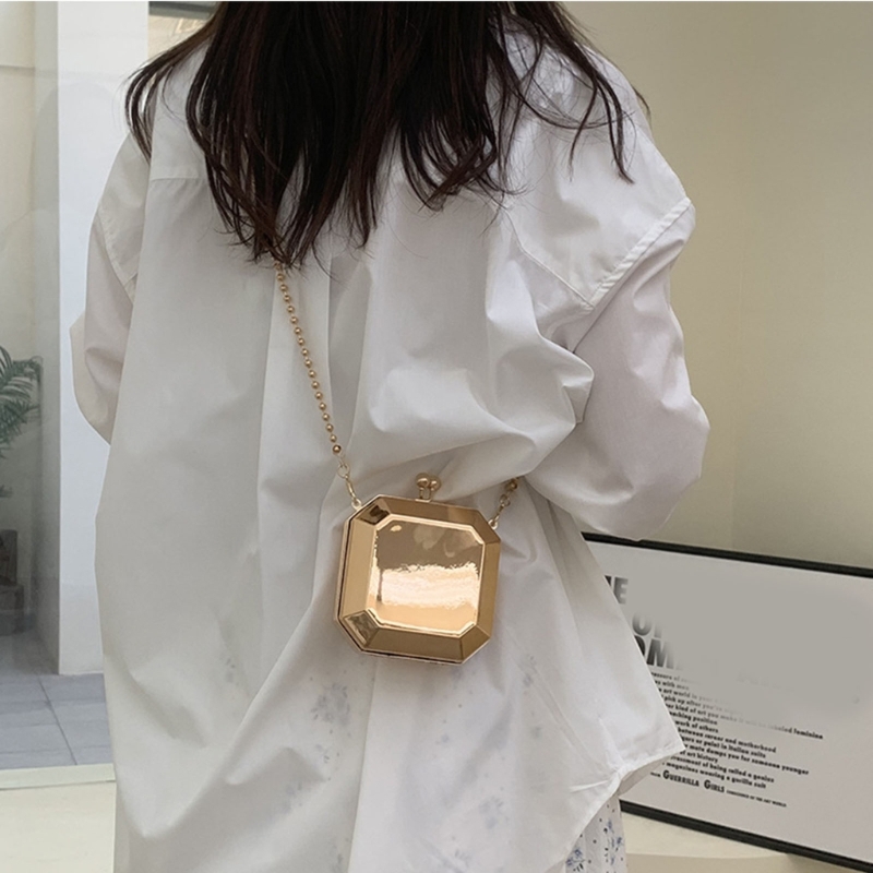 Tas Selempang Kotak PVC Kecil  - Women'S Evening Bags ulasan dan harga