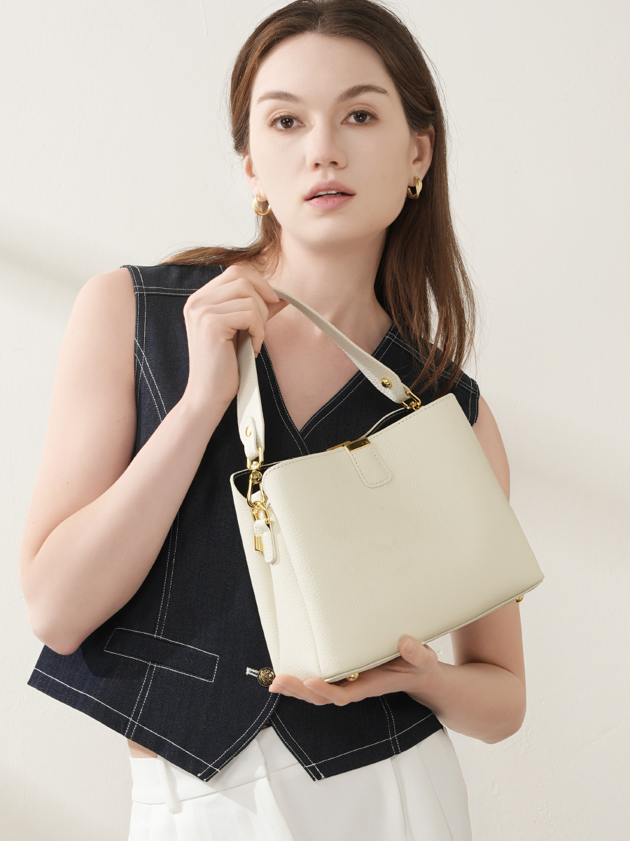 YANATARI Tas Wanita Kulit Asli - Women Bags Grey ulasan dan harga