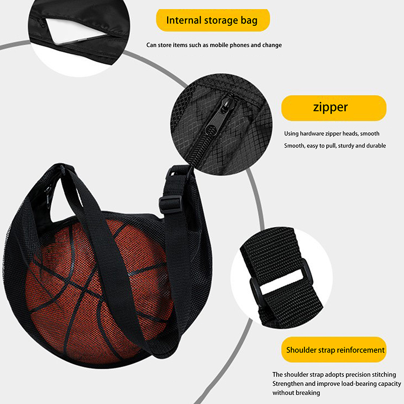 1 Buah Tas Bola Tunggal dengan - Mesh Net Bag ulasan dan harga