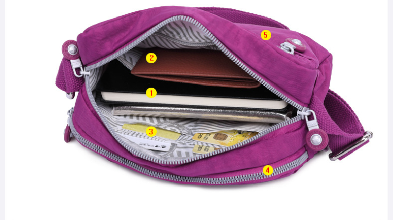 Tas selempang wanita nilon, ta - Women Bags Grey ulasan dan harga
