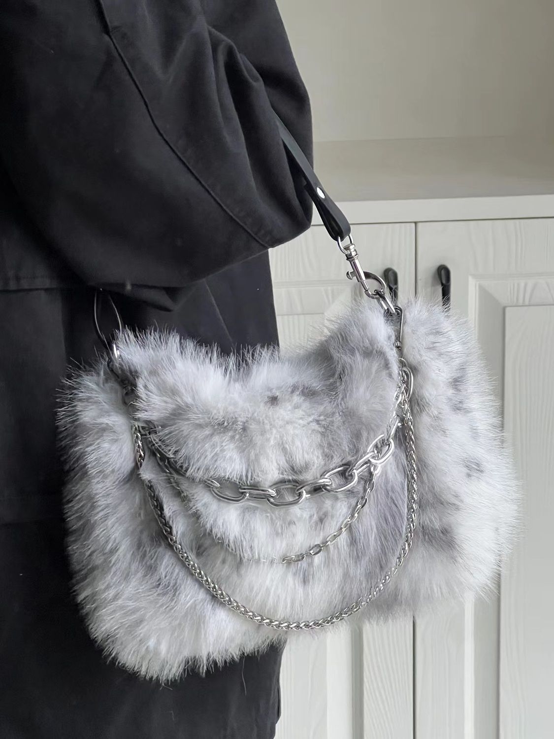 JIAERDI tas tangan Y2K antik w - Women Bags Grey ulasan dan harga