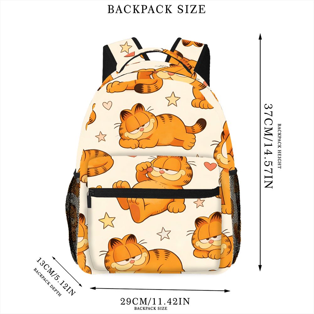 Ransel Garfield Lucu dan Imut  - Mesh Net Bag ulasan dan harga
