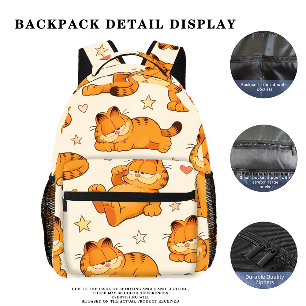 Ransel Garfield Lucu dan Imut  - Mesh Net Bag ulasan dan harga